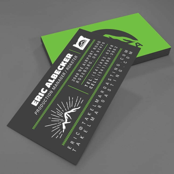 Takelma Business Cards