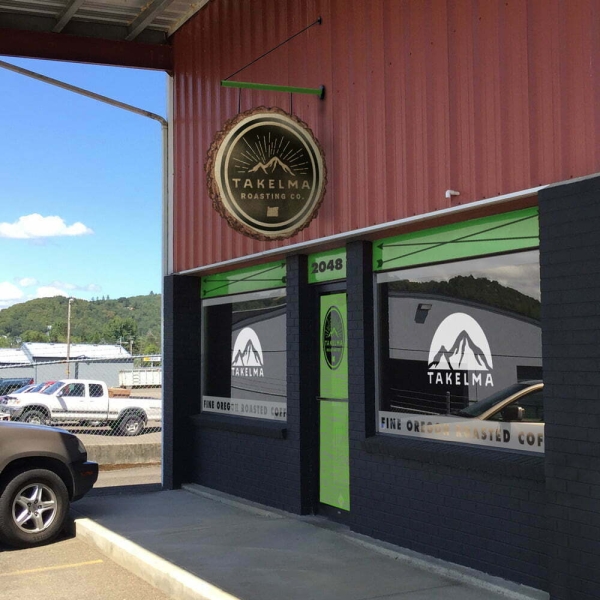 Takelma Roasters Signage